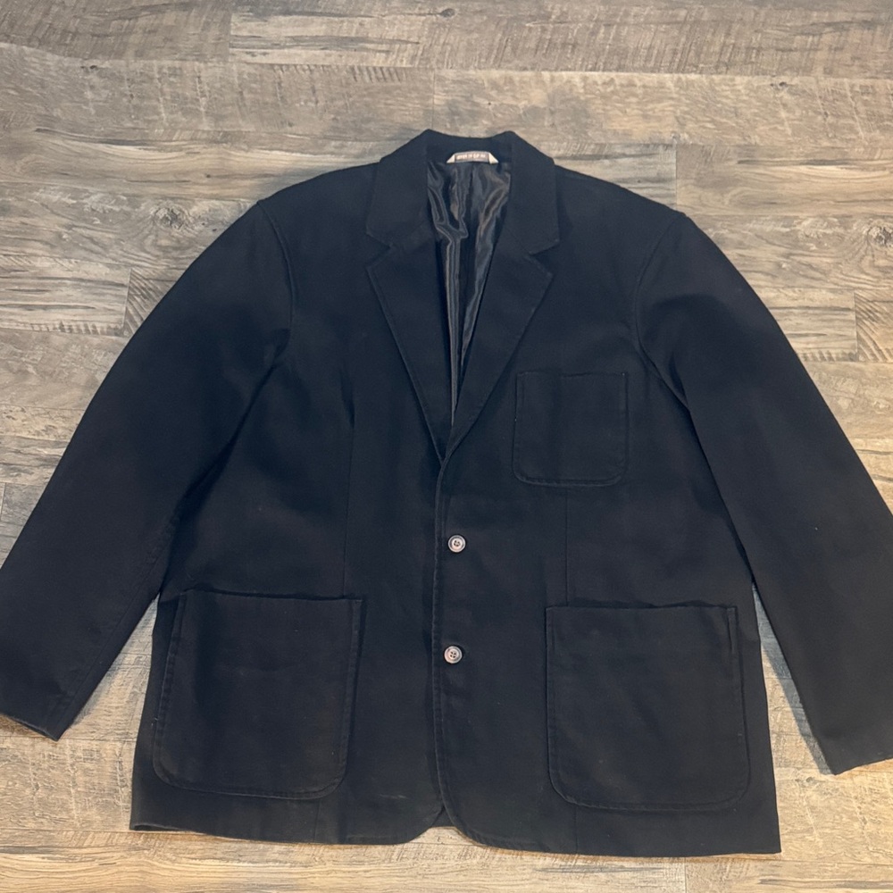 Duluth Trading Co Men's Black Sport Coat - Size 2XL Tall